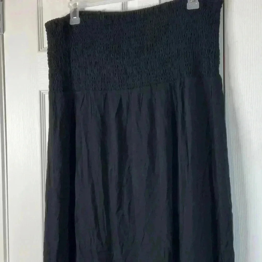 Wild Fable Women's Smocked High Slit Convertible Cover Up Dress 1X - Picture 5 of 12